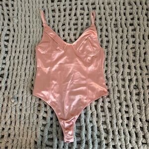 NWT satin bodysuit